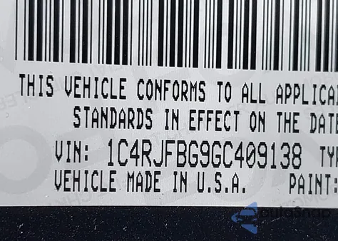 2016 Jeep Grand Cherokee Limited from USA, damaged, VIN 1C4RJFBG9GC409138